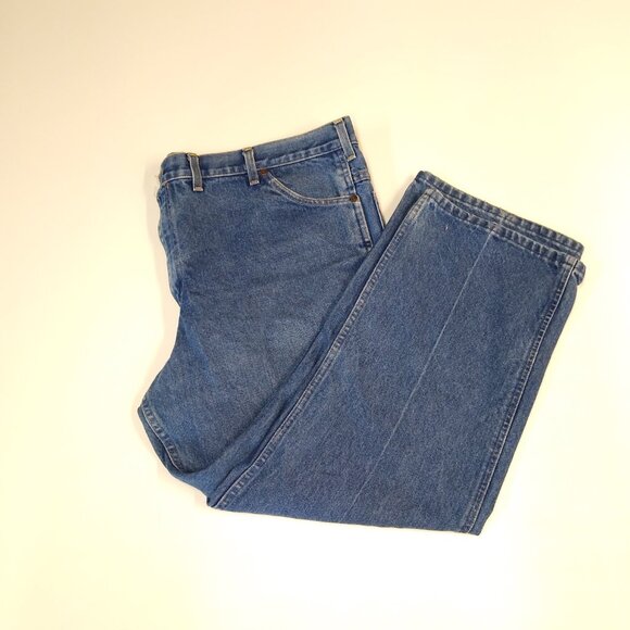 Big Mac Relaxed Fit Heavy Duty Work Blue Jeans Men's 44 x 29 No Tags EUC - Picture 3 of 4